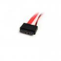 20in Slimline SATA to SATA with LP4 Power Cable Adapter