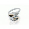 CablesToGo  1m Monitor HD15 M/F cable