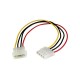 StarTech.com 12in Molex LP4 Power Extension Cable – M/F