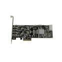 4 Port PCI Express (PCIe) SuperSpeed USB 3.0 Card Adapter w/ 2 Dedicated 5Gbps Channels - UASP - SATA / LP4 Power