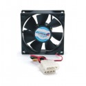 StarTech.com 80x25mm Dual Ball Bearing Computer Case Fan w/ LP4 Connector - System fan kit - 80 mm