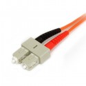StarTech.com 2m Duplex MM Fiber Optic Cable LC-SC