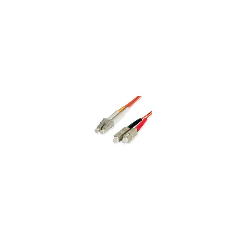 StarTech.com 2m Duplex MM Fiber Optic Cable LC-SC