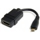 StarTech.com 5in High Speed HDMI Adapter Cable - HDMI to HDMI Micro – F/M