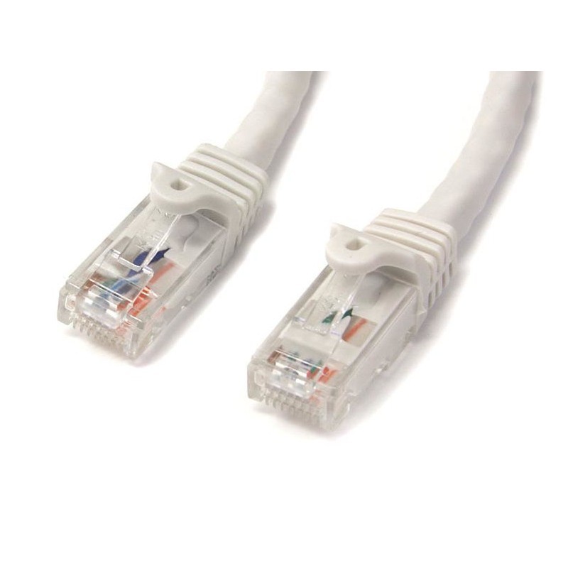 5m White Gigabit Snagless RJ45 UTP Cat6 Patch Cable - 5 m Patch Cord