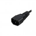 1m Standard Computer Power Cord Extension - C14 to C13