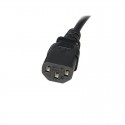 1m Standard Computer Power Cord Extension - C14 to C13