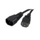 StarTech.com 1m Standard Computer Power Cord Extension - C14 to C13