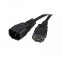 1m Standard Computer Power Cord Extension - C14 to C13