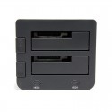 USB 3.0 Dual Hard Drive Docking Station with UASP for 2.5/3.5in SSD / HDD &ndash; SATA 6 Gbps