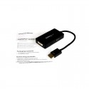 Travel A/V adapter: 3-in-1 DisplayPort to VGA DVI or HDMI converter