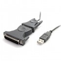 StarTech.com USB to RS232 DB9/DB25 Serial Adapter Cable - M/M