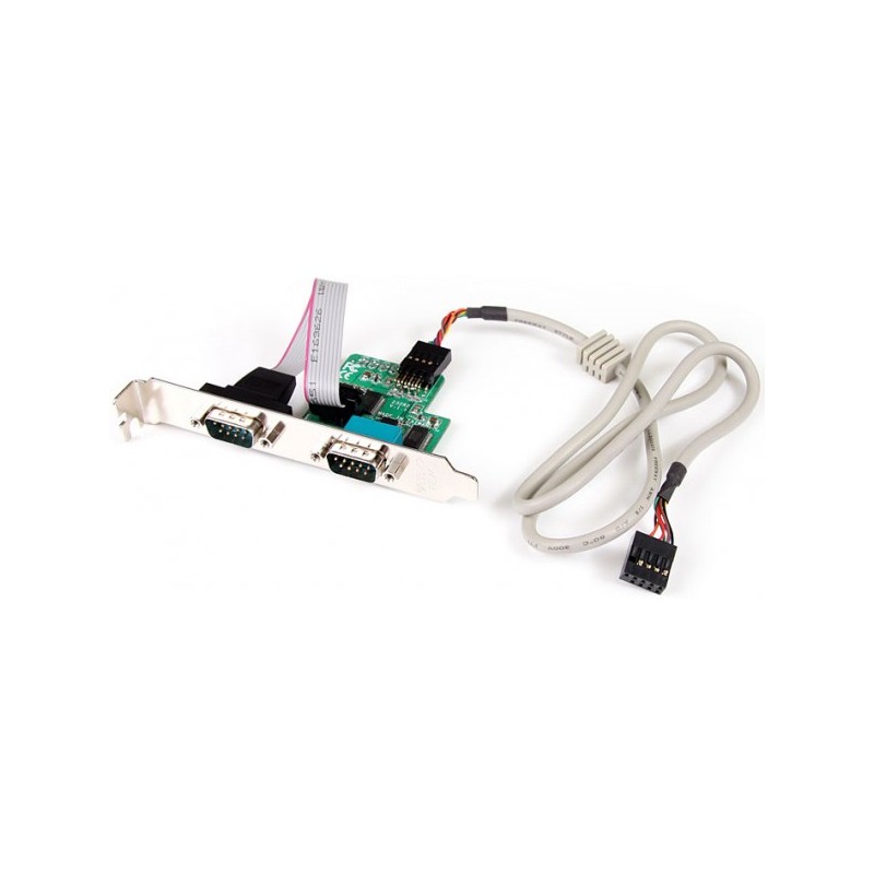 StarTech.com Internal USB Motherboard Header to 2 Port Serial Adapter