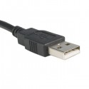 StarTech.com 1 ft USB to RS232 Serial DB9 Adapter Cable with COM Retention