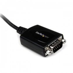 StarTech.com  1 ft USB to RS232 Serial DB9 Adapter Cable with COM Retention