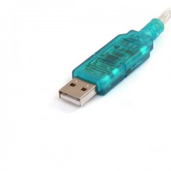 StarTech.com USB to Serial Adapter Cable M/M - USB to RS232 DB9 - Serial Adapter - USB to RS-232 adapter - USB - R