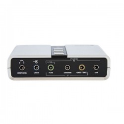 StarTech.com  7.1 USB Audio Adapter External Sound Card with SPDIF Digital Audio