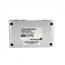 StarTech.com  7.1 USB Audio Adapter External Sound Card with SPDIF Digital Audio