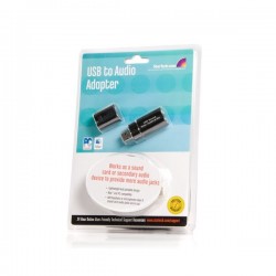 StarTech.com USB Stereo Audio Adapter External Sound Card - Sound card - stereo - Hi-Speed USB