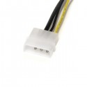 StarTech.com 6in LP4 to 8 Pin PCI Express Video Card Power Cable Adapter