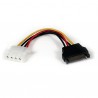 StarTech.com 6in SATA to LP4 Power Cable Adapter - F/M