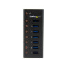 7 port USB 3.0 hub - desktop or wall-mountable metal enclosure