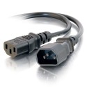 CablesToGo 1.8m 14 AWG Computer Power Extension Cord (IEC320 C13- IEC320 C14)