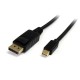 StarTech.com 2m Mini DisplayPort™ to DisplayPort 1.2 Adapter Cable M/M - DisplayPort 4k