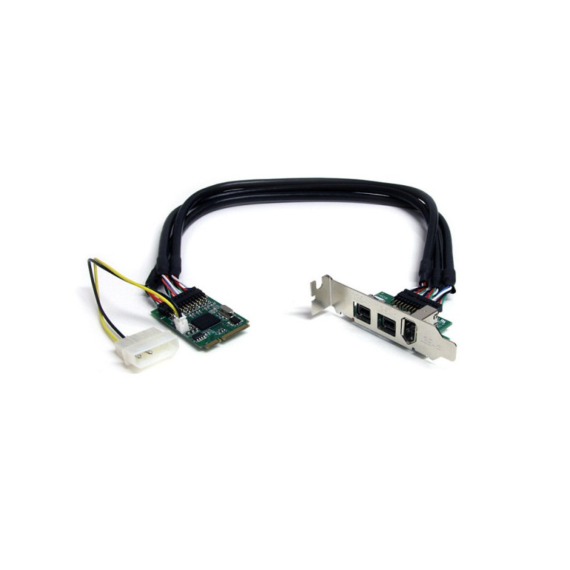 StarTech.com  3 Port 2b 1a 1394 Mini PCI Express FireWire Card Adapter