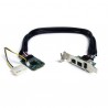 StarTech.com  3 Port 2b 1a 1394 Mini PCI Express FireWire Card Adapter