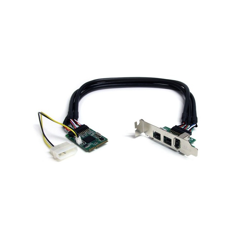 StarTech.com 3 Port 2b 1a 1394 Mini PCI Express FireWire Card Adapter