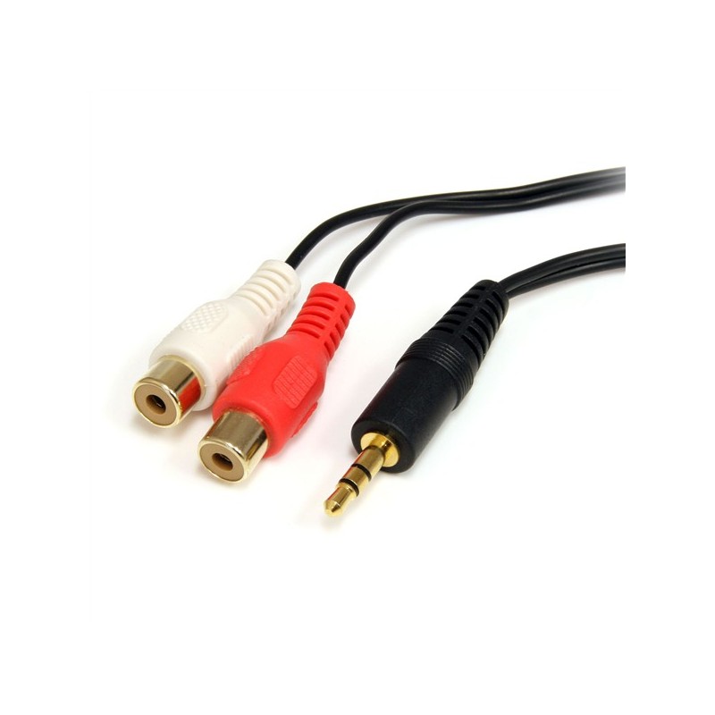 StarTech.com 6 ft. PC to Stereo Component Cable 3.5mm Male to 2x RCA Female