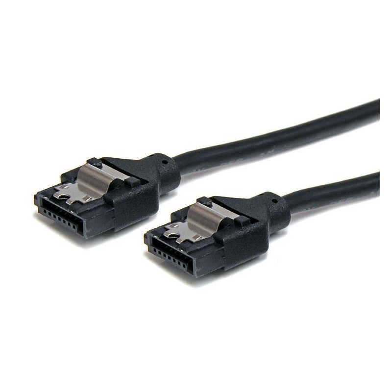 18in Latching Round SATA Cable