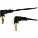 StarTech.com 3 ft Slim 3.5mm Right Angle Stereo Audio Cable - M/M