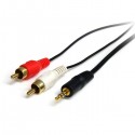 StarTech.com 6 ft. PC to Stereo Component Cable 3.5mm Male to 2x RCA Male