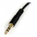 StarTech.com 6 ft Slim 3.5mm to Right Angle Stereo Audio Cable - M/M