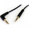 StarTech.com  6 ft Slim 3.5mm to Right Angle Stereo Audio Cable - M/M