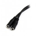 StarTech.com 3.5mm 4 Pin to 2x 3 Pin 3.5mm Headset Splitter Adapter