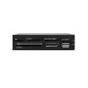 3.5in Front Bay 22-in-1 USB 2.0 Internal Multi Media Memory Card Reader - Black