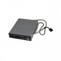 3.5in Front Bay 22-in-1 USB 2.0 Internal Multi Media Memory Card Reader - Black