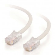 White Cat5e Unbooted RJ45 Patch Leads
