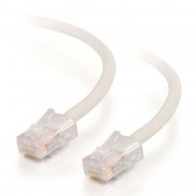 White Cat5e Unbooted RJ45 Patch Leads