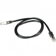 Black Cat5e Shielded RJ45 Patch Leads